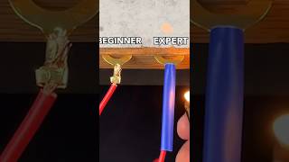 Beginner vs Expert Electrical Wire Joint ⚡ Don’t Make This Mistake! #electricalwork #diyhack