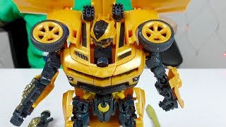 Трансформеры Автоботы Мультик из игрушек Для детей Про Машинки Бамблби и Оптимус Прайм видео Робот-трансформер Trans Robots мяч
