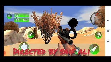Real Dinosaur Hunter Hunting Games Android Gameplay | Safari Mode | Desert Area