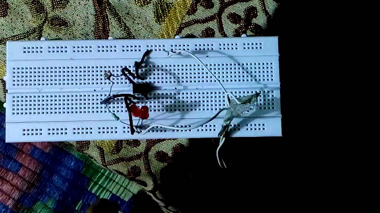 automatic street light using 555 timer - YouTube