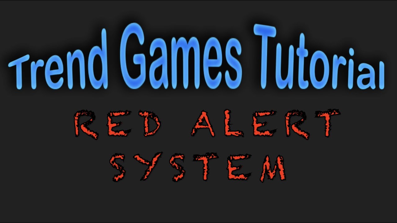 Roblox Studio Red Alert Script 2 (the better one) - YouTube