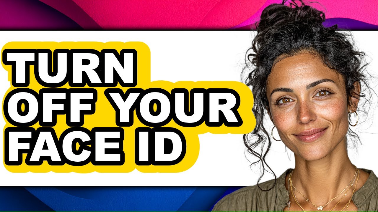How to Turn Off Your Face Id (only Way) - YouTube