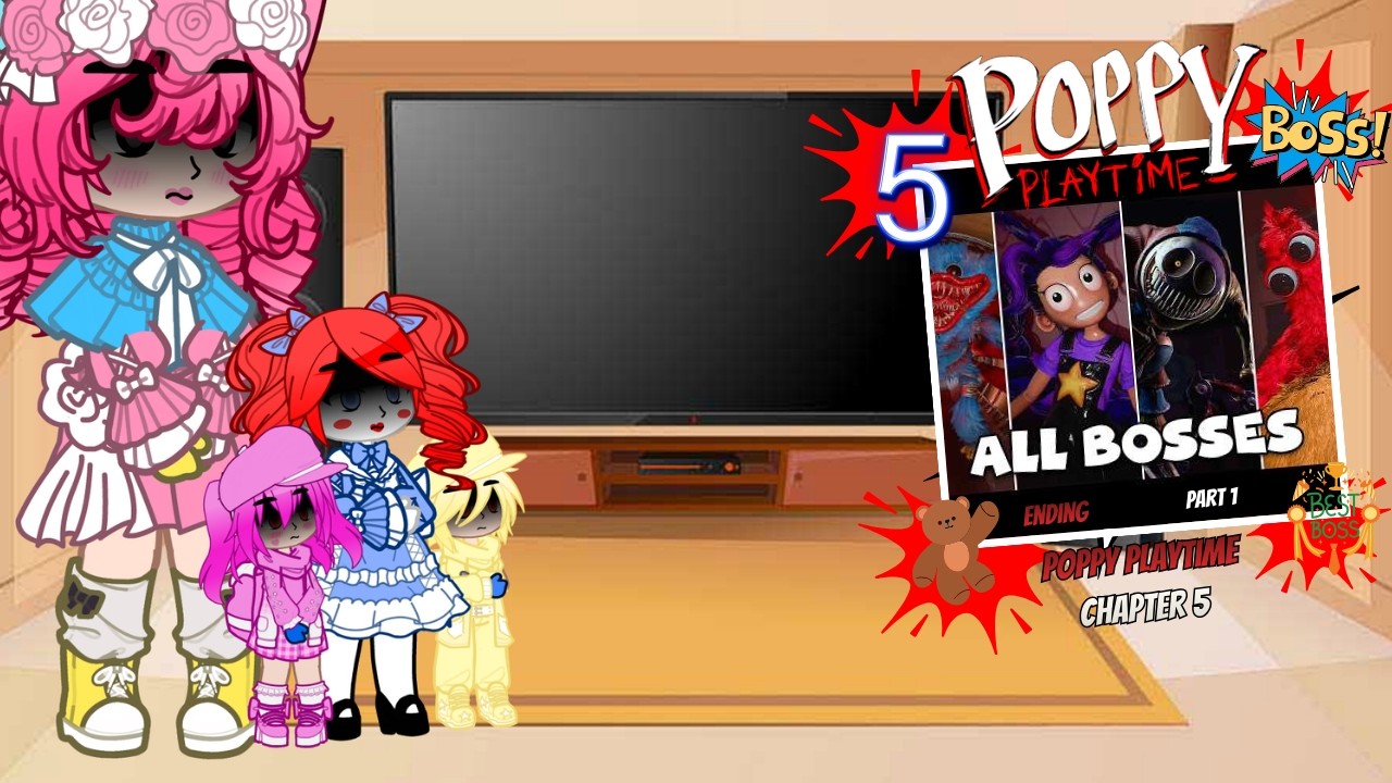 Poppy Playtime React - Poppy Playtime CH5 All Bosses + Ending Part 1
