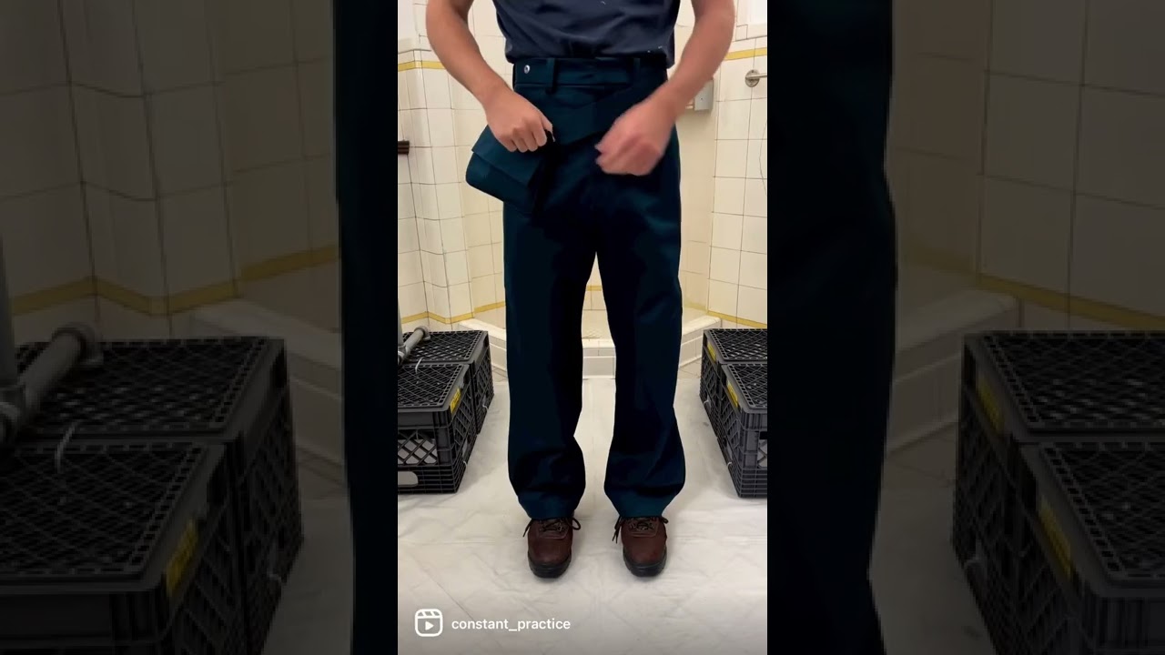 aw2017 Kiko Kostadinov Wrapped Knee Waist Bag Trousers