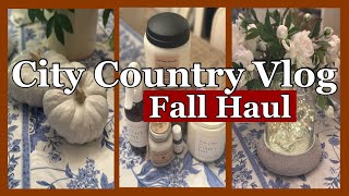CITY COUNTRY VLOG🍁FALL HAUL