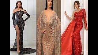 اجمل موديلات فساتين سوارية سهرة قصات من أحدث صيحات الموضة Evening dresses of the latest fashion