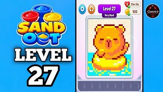 Sand Out Color Puzzle Level 27 Walkthrough Solution
