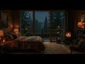 Cozy Rainy Night Jazz ❄️ Soft Jazz Piano & Cozy Coffee Shop Ambience for Study & Work