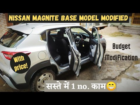 Modification: Nissan Magnite Xe | seat covers | parcel tray || Abhi Verma | क्या से क्या बना दिया😍