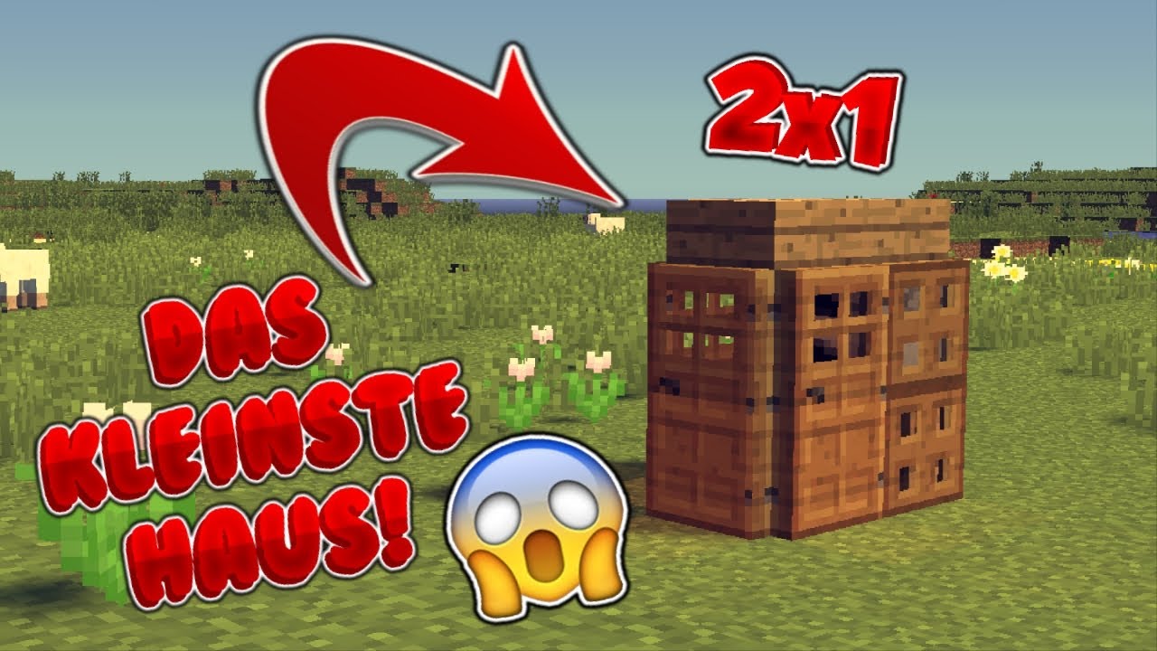 DAS KLEINSTE HAUS IN MINECRAFT! (OHNE MODS) - YouTube