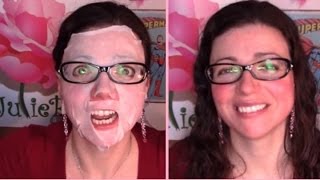 Download lagu Green Tea Sheet Mask for Rosacea Will it Reduce the Redness Rosy JulieBC Green Tea Sheet Mask for Rosacea Will it Reduce the Redness Rosy JulieBC