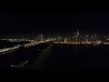 4k Drone Video of San Francisco at Night