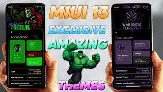 MIUI 13 EXCLUSIVE AMAZING THEMES ⚡ TOP 2 BEST MIUI 13 THEME 🔥 HUlK & BLACK PANTER MIUI 13 THEMES 😲 screenshot 2