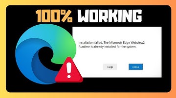 EASY FIX For The Microsoft Edge Webview2 Runtime Is Already Installed For The System