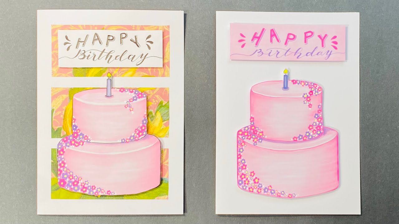 diy-3d-birthday-card-cake-drawing-coloring-tutorial-keds-vee-s
