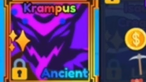 *FIRST EVER* ✨SHINY KRAMPUS ✨ IN MINING SIMULATOR! (🍀1 in 100B!🍀) #miningsimulator #roblox #ms2