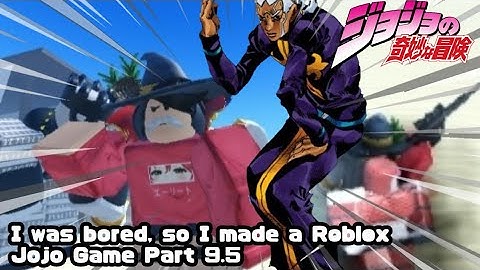 I was bored so I made Specs and More Stands! I made a Jojo Game Part 9.5