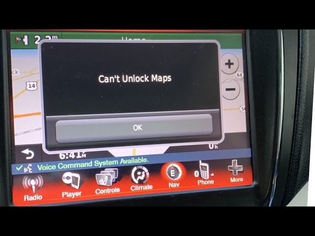 Dodge Journey Can T Unlock Maps Fix Youtube