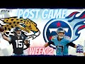 Jacksonville Jaguars at Tennessee Titans Post-Game Show