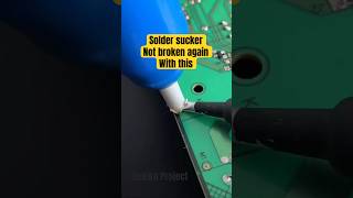 Pro tips for desoldering with solder sucker #solderingtips #stickwelding #solderingequipment #repair