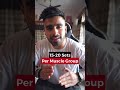 Junk Volume for Big Muscles #scam #shorts