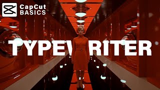 How to Create a Typewriter Effect in CapCut