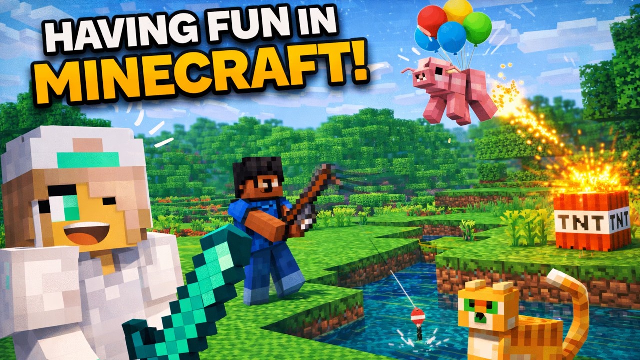 Doing random things in minecraft | PLAYING MINECRAFT | 🔴 LIVE - YouTube