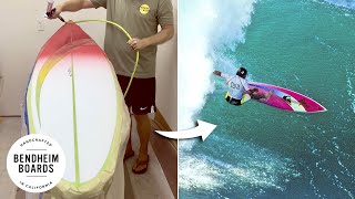 Surfboard Airbrushing [Iconic Pipeline Gun Replica]