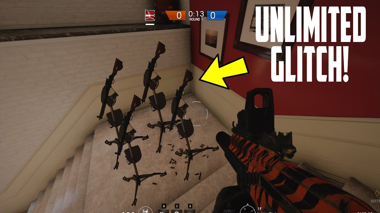 INFINITE TACHANKA TURRET GLITCH! Actually Works - Rainbow Six Siege