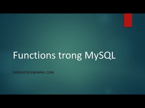 Video: MySQL 11 là gì?