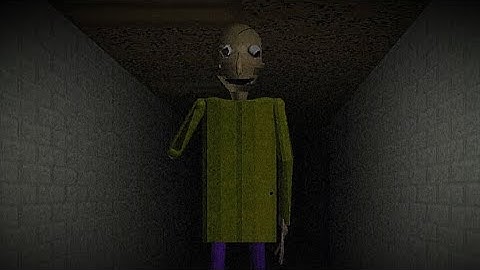 this baldi’s basics horror mod was absolutely terrifying.