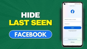 How To Hide Last Seen on Facebook | Facebook Last Seen Hide