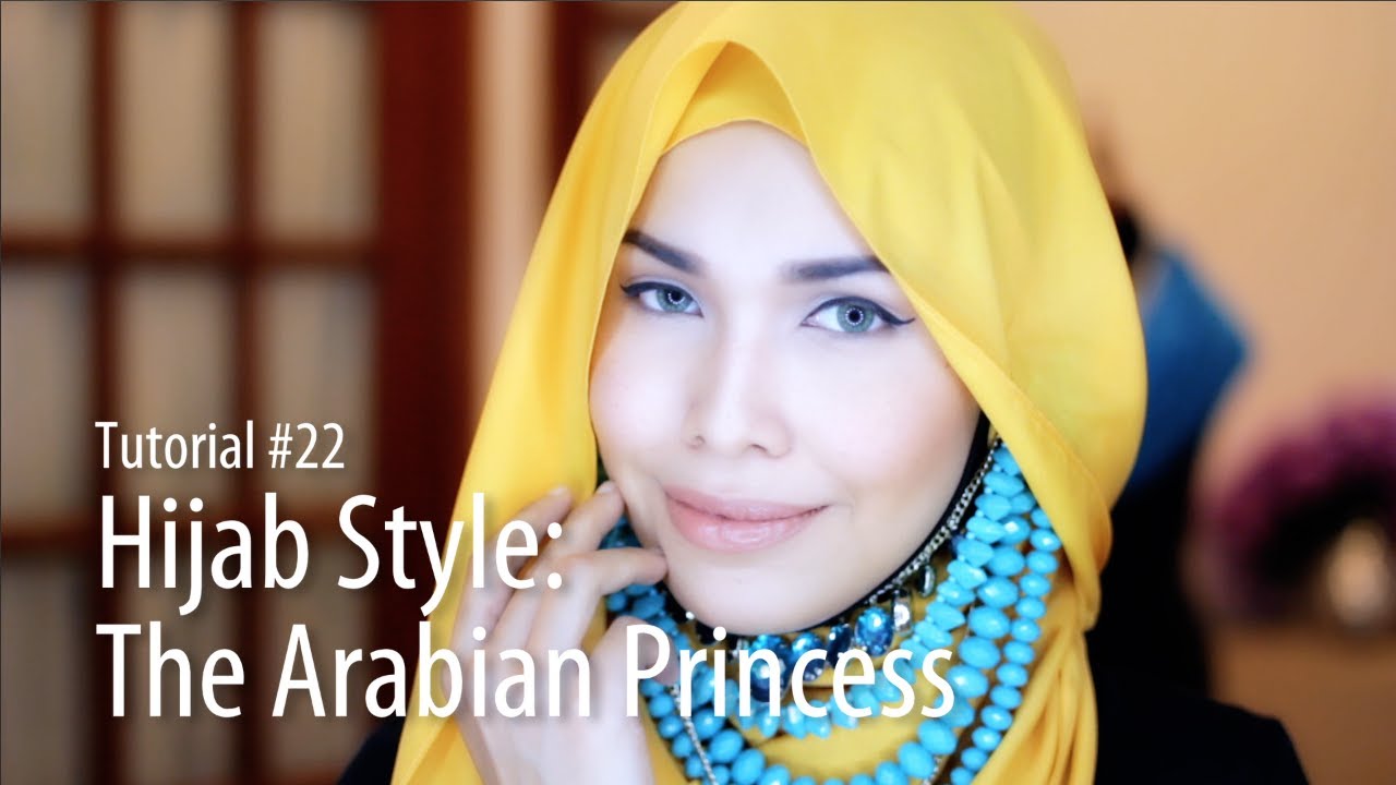 [Adlina Anis] Hijab Tutorial 22  The Arabian Princess 