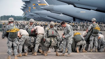 Cận Cảnh Lính Dù Mỹ Nhảy Từ C-17 : Chiến Thuật Đỉnh Cao Trên Không