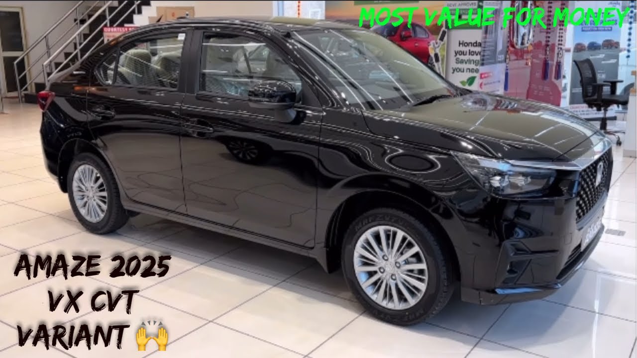 Honda Amaze 2025 VX CVT – The Most Underrated Value-for-Money Sedan!