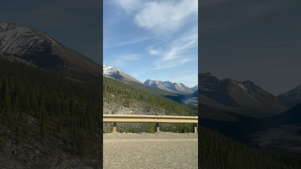 Some mountains on the Alaska Highway 