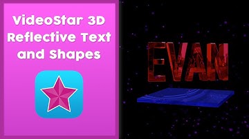 NEW Reflective Shapes and Text Tutorial! | VideoStar