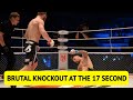 Brutal KO at the 17th second of the fight stopped German champion! Max Divnich vs. Max Coga!
