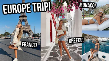 Europe Vlog! Paris! St. Tropez! Monaco! Mykonos!
