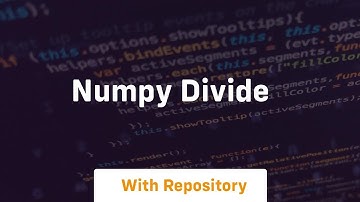 numpy divide