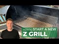 How to start a new z grills pellet grill