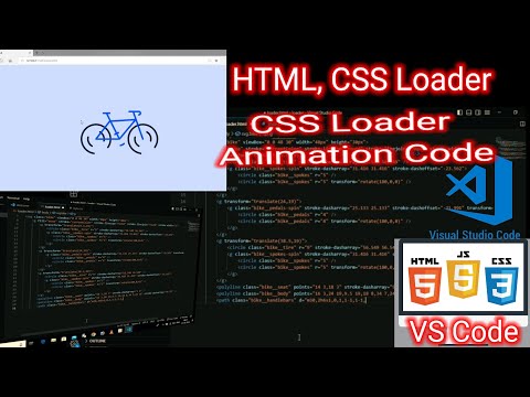 CSS Loader Animation Code - HTML, CSS,JAVA, Vs Code