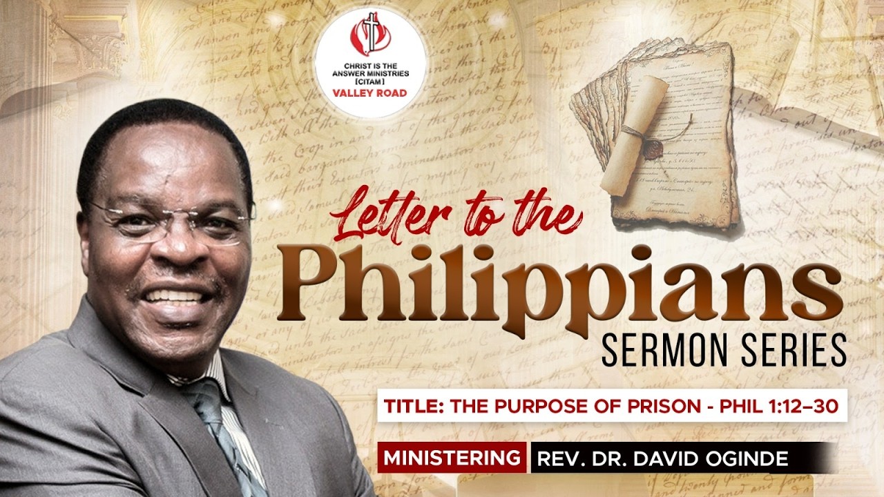 THE PURPOSE OF PRISON - PHIL 1:12-30 || Rev. Dr David Oginde - 1st Service 8th March 2026