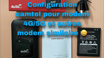 Configuration modem 4G/5G Wi-Fi