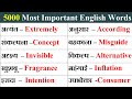 5000 र ज ब ल ज न व ल Words Most Important English Words Meaning Daily English Word Meaning 