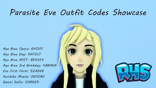 Parasite Eve Characters Outfit Codes in Robloxian High School