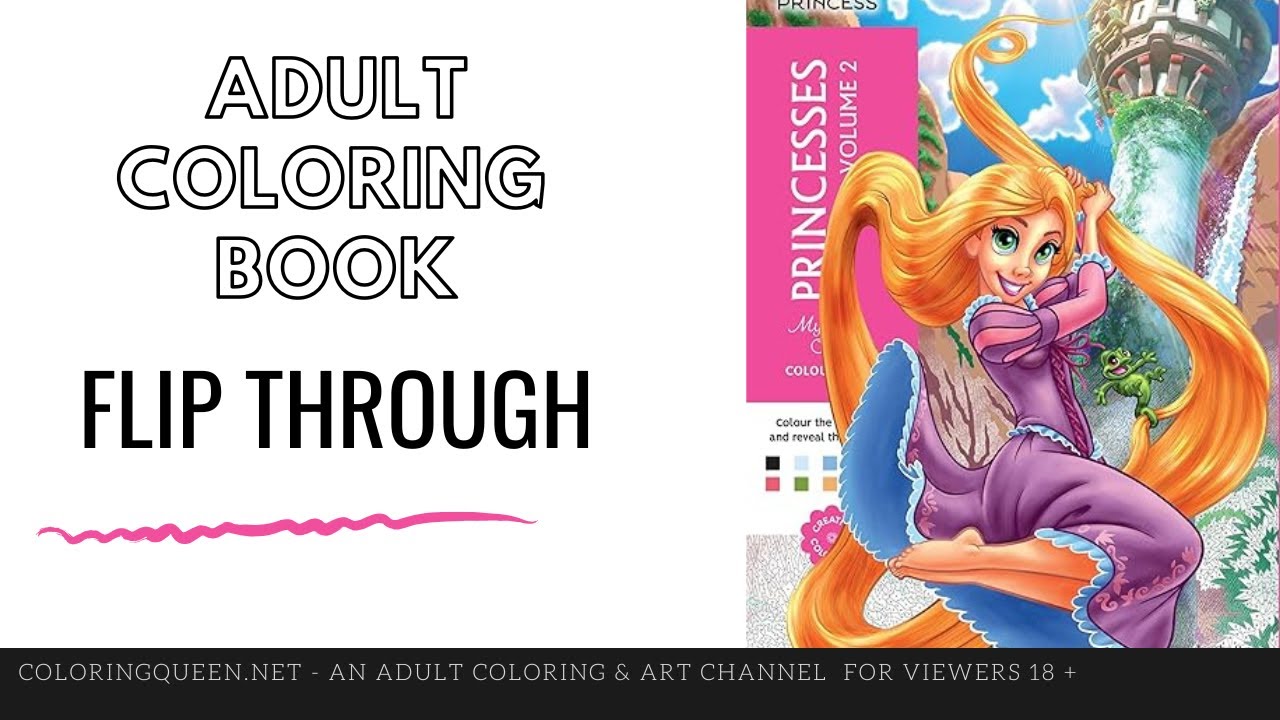 Обзор раскраски «Принцессы Диснея. Том 2» (CBN) 👸👸🏾