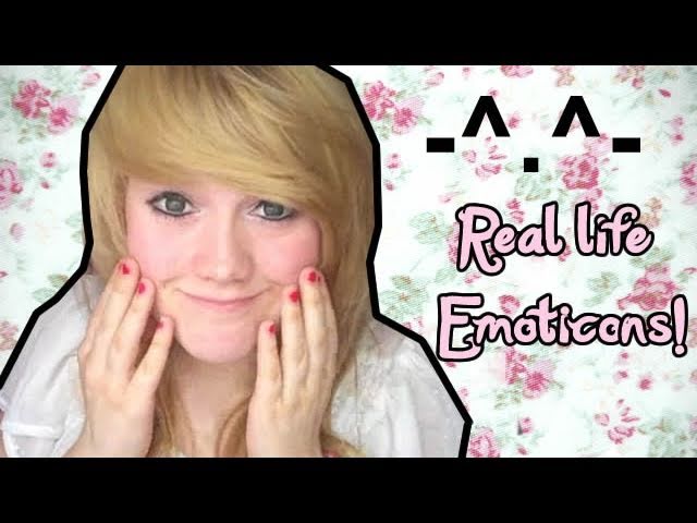 Real life Emoticons!  by Abi ^O^