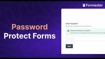 How to Password Protect Your Online Forms & Surveys