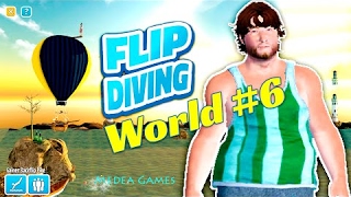 Flip Diving Big Dave Hot air balloon Backflip Pike - by Miniclip | Gameplay (iOS/Android) screenshot 5